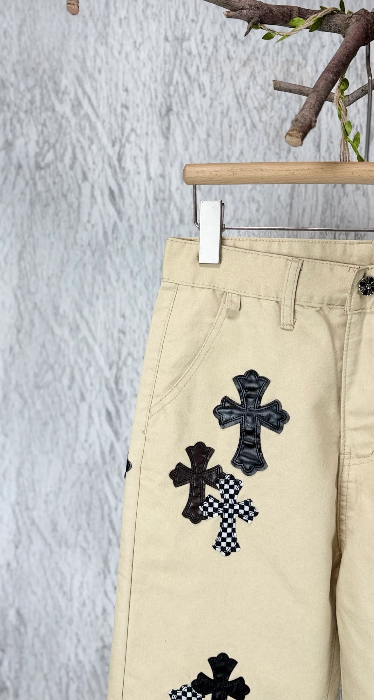 ：F Chrome hearts ！！！ CH bo 1 B 136 27W ， ， ！！ Premium ，1.9W ， ， ， ， Canvas， ， ， B 01Classic ， ， ， Authentic YKK Retro Canvas Color： Size：S M L XL XXL